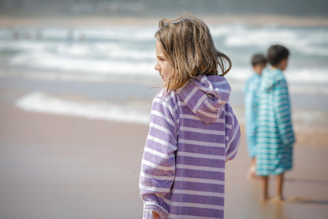 Zippy by Rad Kids | Kids Poncho Towel | Kids Hooded Towels with Zip |