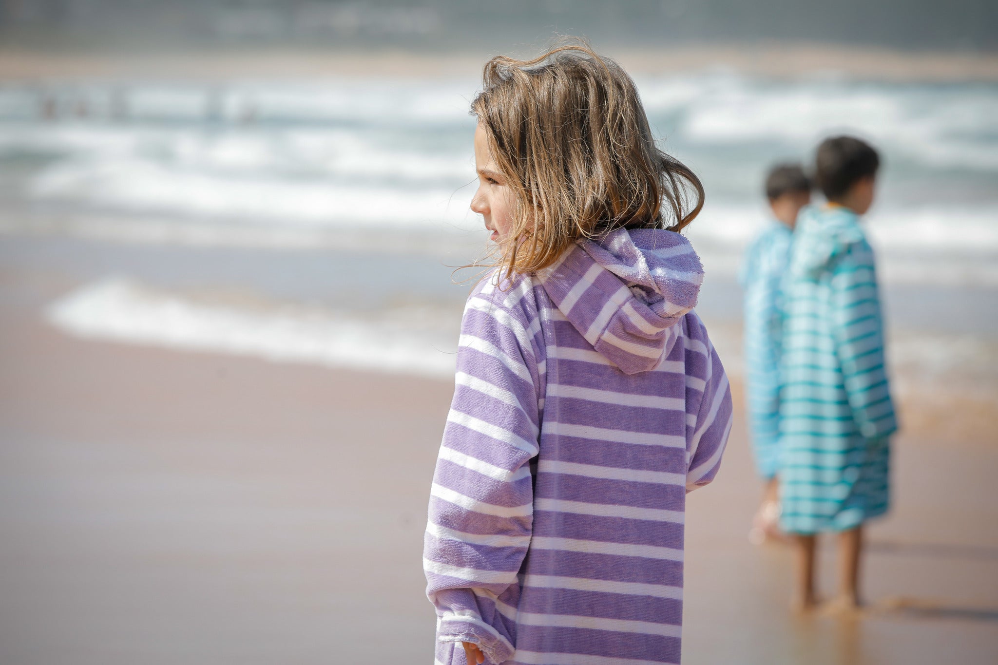 Zippy by Rad Kids | Kids Poncho Towel | Kids Hooded Towels with Zip |