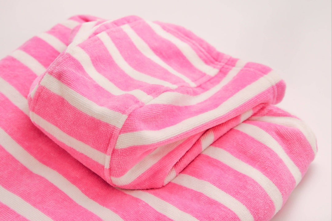 Zippy Calm Pink Kids Hooded Towels | Zippy by Rad Kids | Kids Poncho Towel | Kids Hooded Towels with Zip |