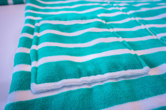 Zippy Aqua Green Kids Hooded Towels | Zippy by Rad Kids | Kids Poncho Towel | Kids Hooded Towels with Zip |